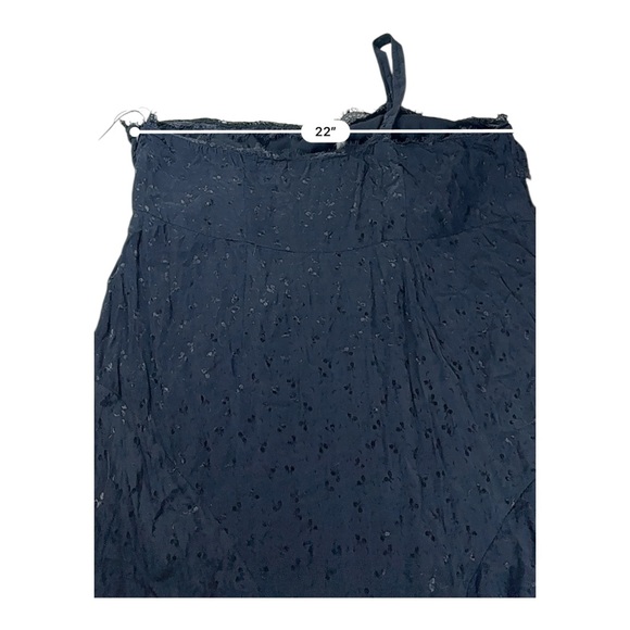 Anthropologie Asymmetrical Lace Maxi Dress Size 24W Black One Shoulder NWOT - Picture 7 of 7